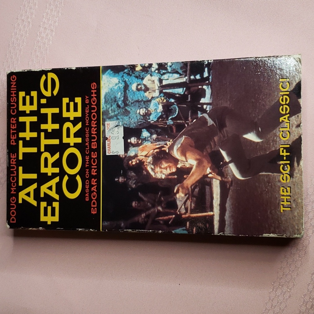 At the Earth's Core Horror Sci-Fi VHS Movie Retro Analog Video Tape
